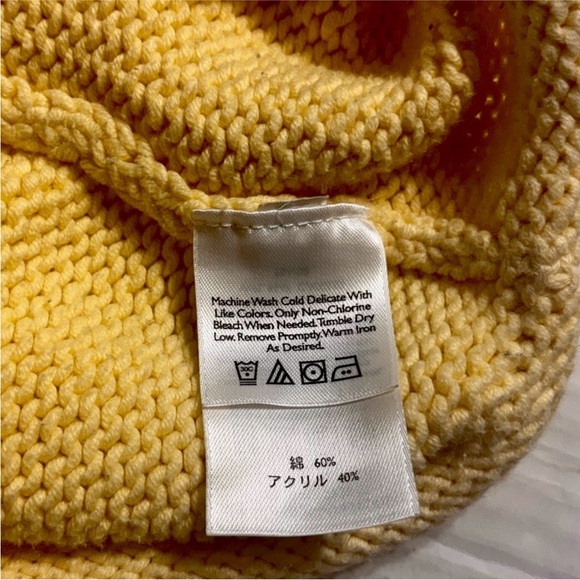 Eddie Bauer Yellow Women's Sweater - Medium Knit - Picture 8 of 9